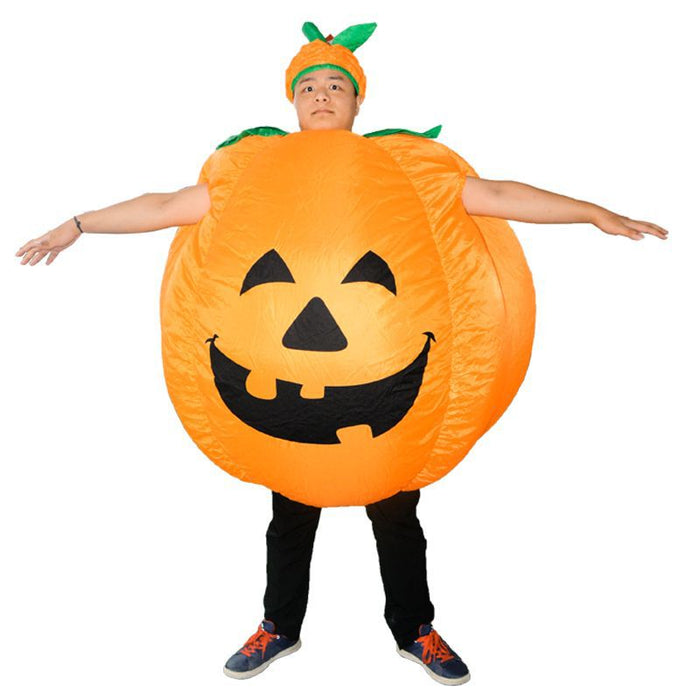 Costume gonflable d'Halloween, costume gonflable de citrouille géante, costume gonflable de fête d'Halloween