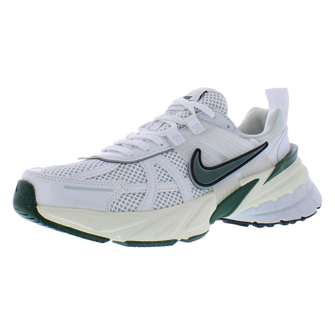 For Unisex V2K Run Sneakers White/Platinum Tint Summer Fitness Jogging Shoes EVA Mesh Insole Cushioning 100% Authentic Vietnam