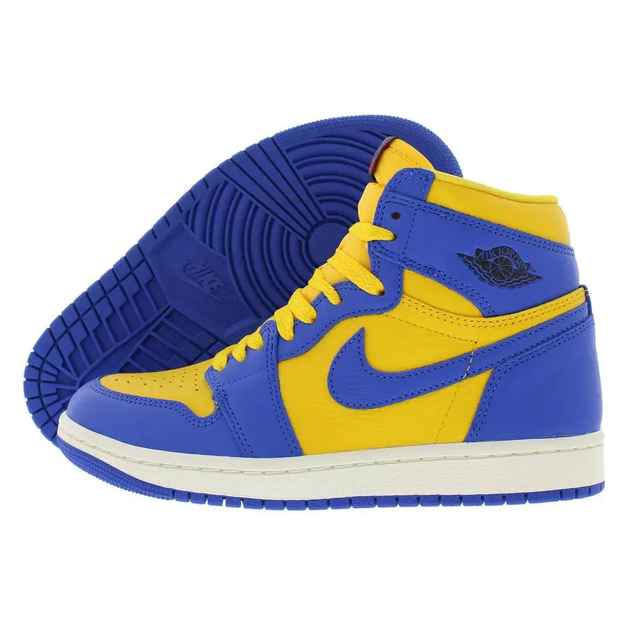 Nike Jordan 1 Retro Hi OG Women's Basketball Shoes Varsity Maize/Game Royal/Sail | 100% Authentic