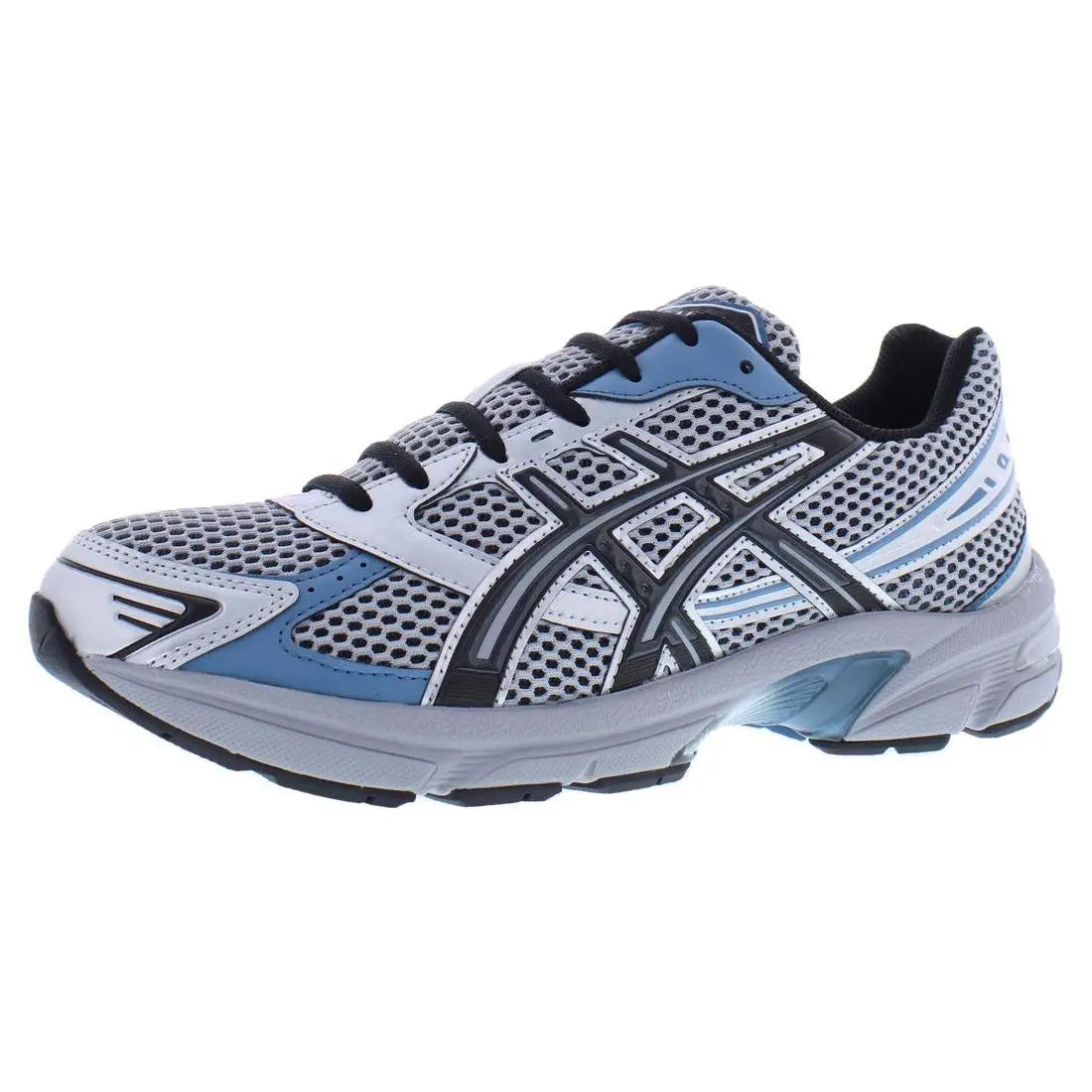 For Gel 1130 Lightweight Casual Lace-Up Unisex Walking Shoes Silver Black Blue Mesh Upper Rubber Outsole Comfort Fit