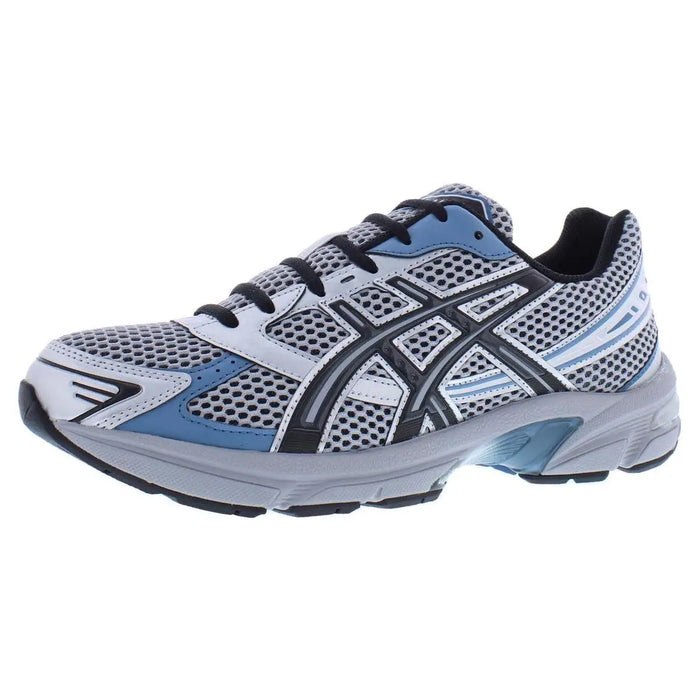 For Gel 1130 Lightweight Casual Lace-Up Unisex Walking Shoes Silver Black Blue Mesh Upper Rubber Outsole Comfort Fit