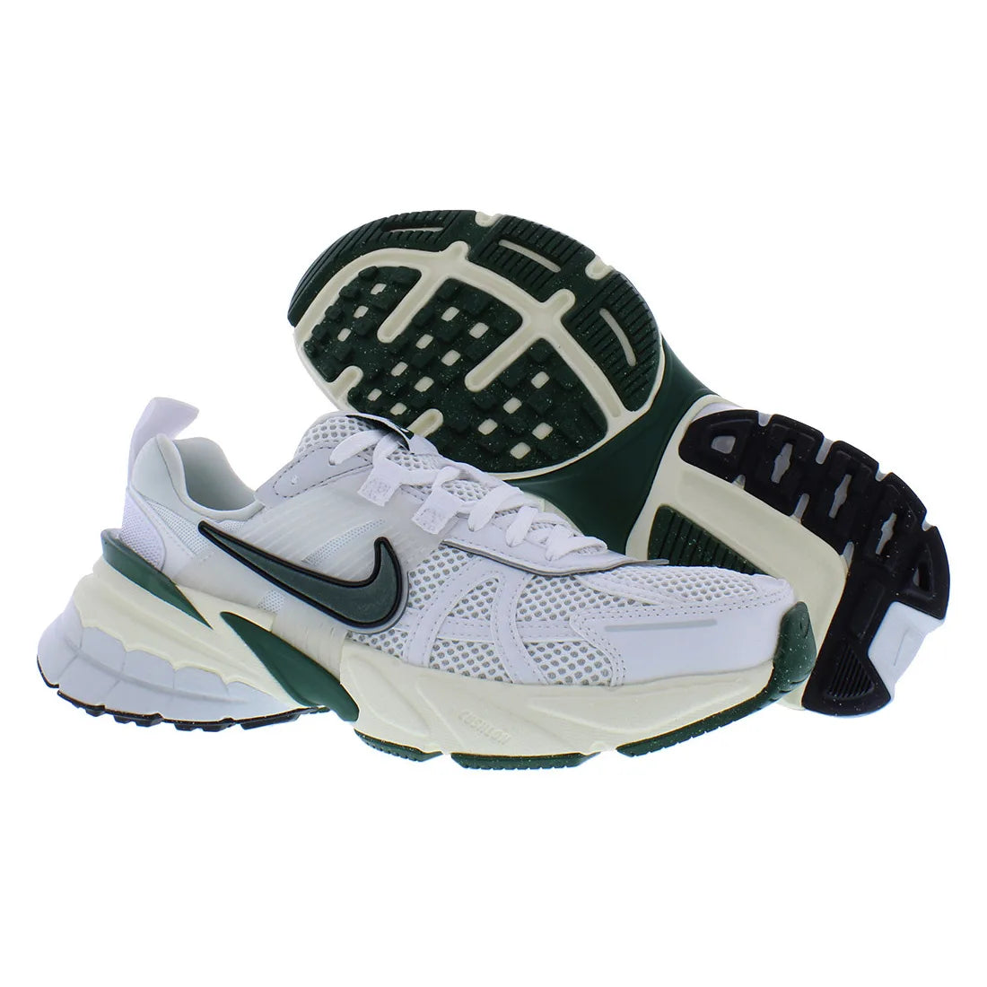 For Unisex V2K Run Sneakers White/Platinum Tint Summer Fitness Jogging Shoes EVA Mesh Insole Cushioning 100% Authentic Vietnam