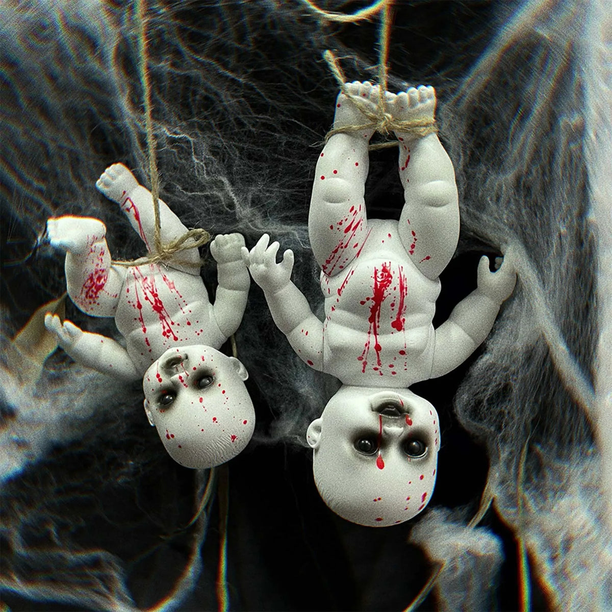 Halloween Scary Blood Doll Horror Ghost Zombie Baby Ghost Day Infant Decor Haunted House Props Children Gifts Party Decor