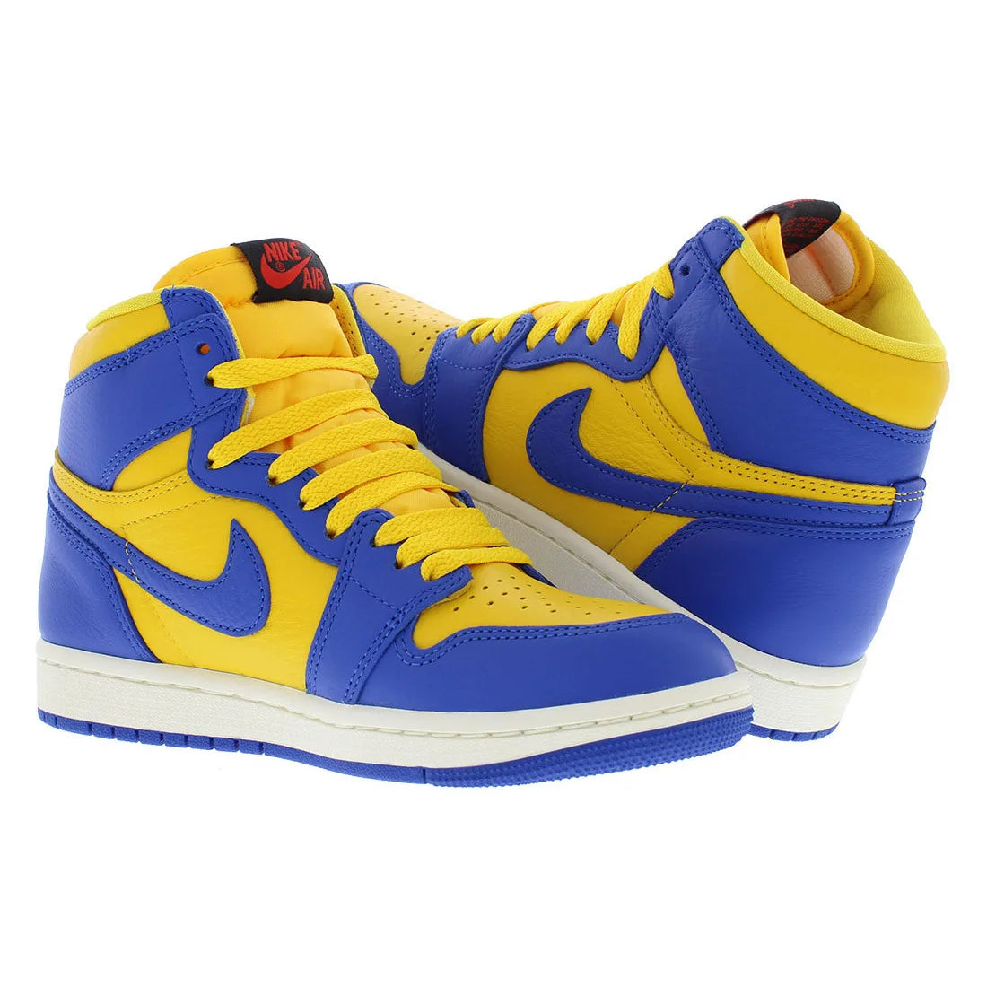 Nike  Jordan 1 Retro Hi OG Women's Basketball Shoes Varsity Maize/Game Royal/Sail | 100% Authentic