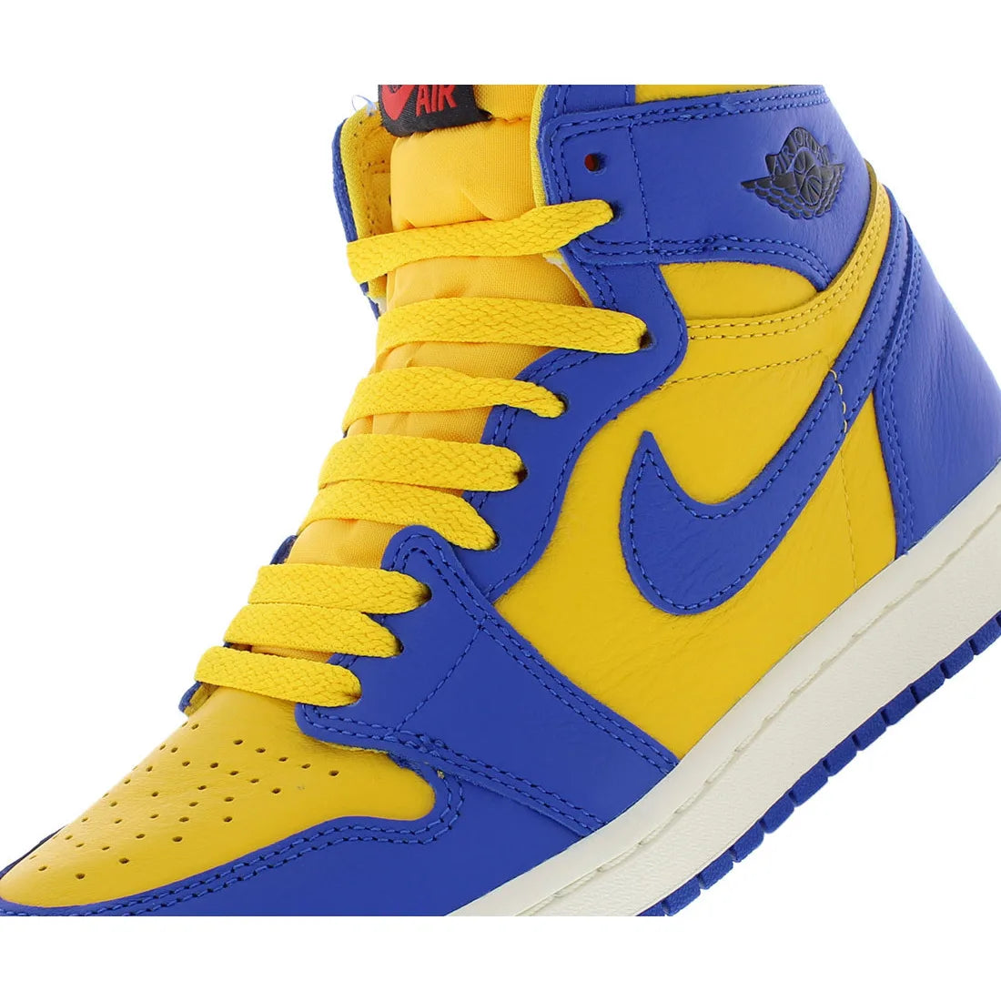 Nike  Jordan 1 Retro Hi OG Women's Basketball Shoes Varsity Maize/Game Royal/Sail | 100% Authentic