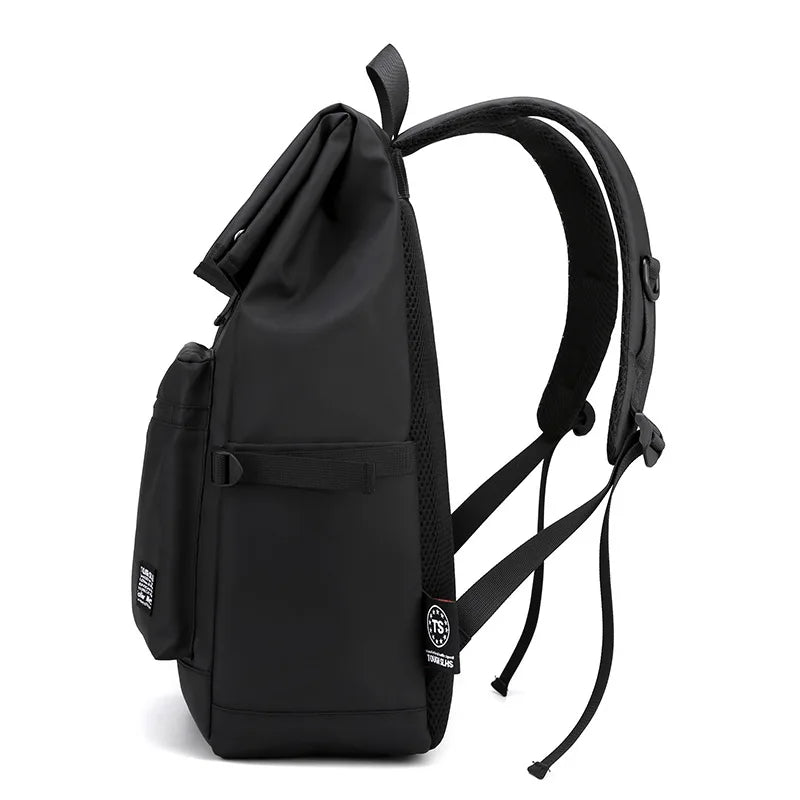 Sac à bandoulière tendance, imperméable et résistant à l’usure, pour jeunes ; sac de voyage d’affaires pour homme, sac à dos pour ordinateur, logo personnalisable