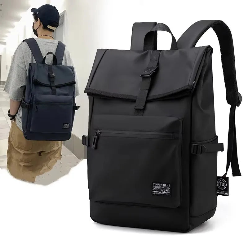Sac à bandoulière tendance, imperméable et résistant à l’usure, pour jeunes ; sac de voyage d’affaires pour homme, sac à dos pour ordinateur, logo personnalisable