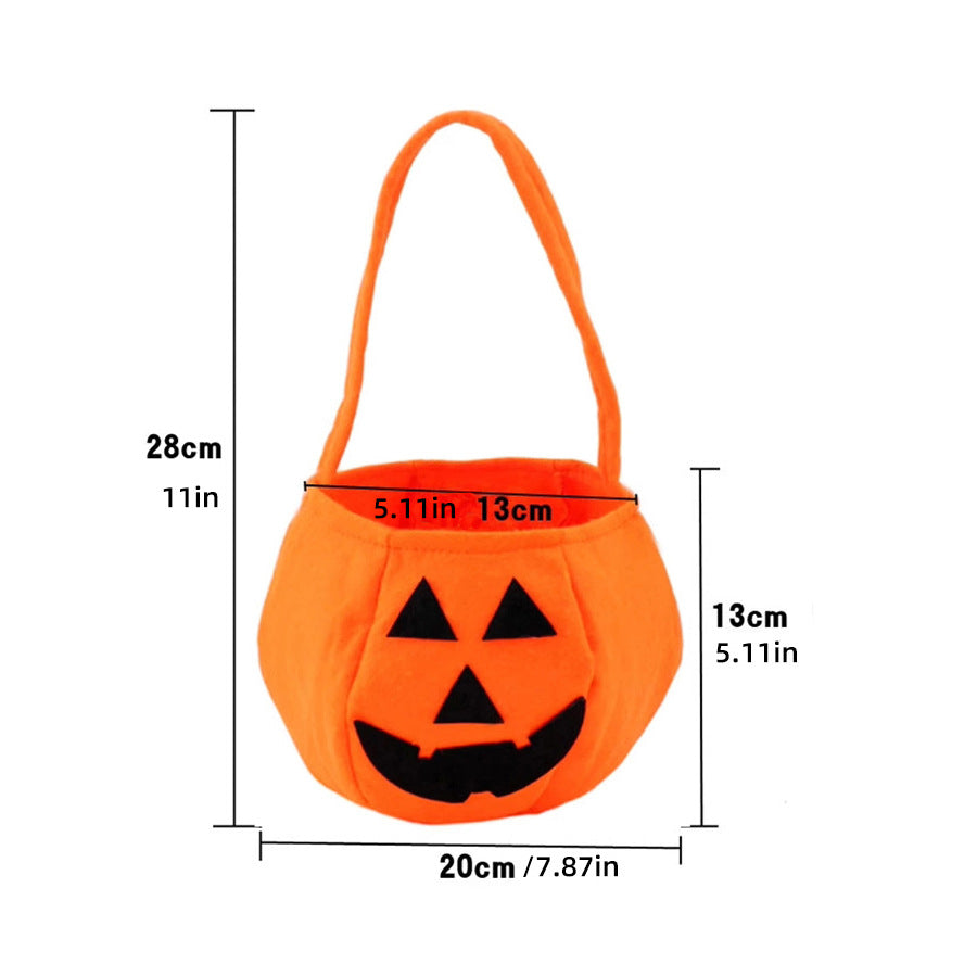 Costume de citrouille d'Halloween, vêtements de performance pour la Journée des enfants, vêtements de fruits, joli chapeau de citrouille, décoration de fête, sac de bonbons