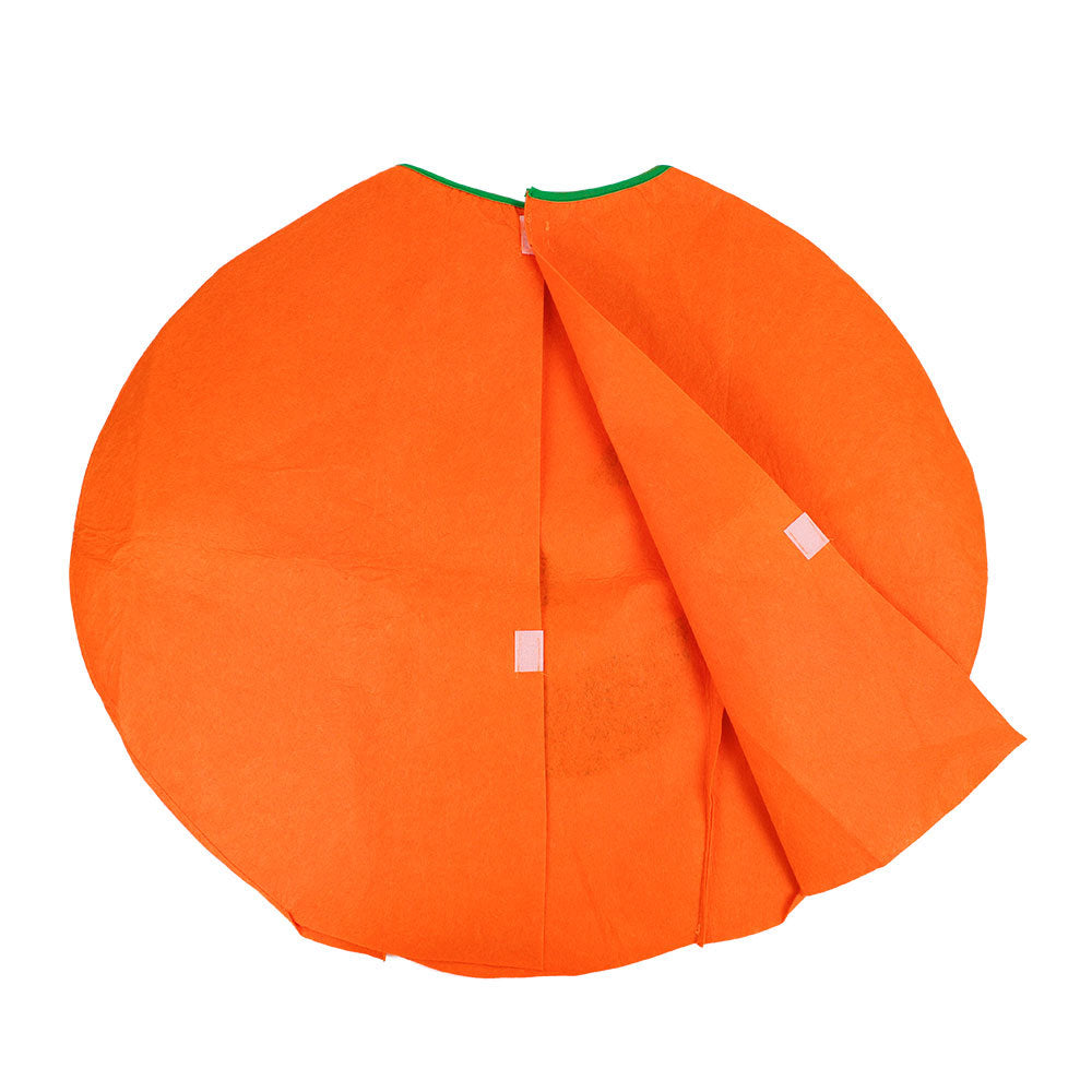Costume de citrouille d'Halloween, vêtements de performance pour la Journée des enfants, vêtements de fruits, joli chapeau de citrouille, décoration de fête, sac de bonbons