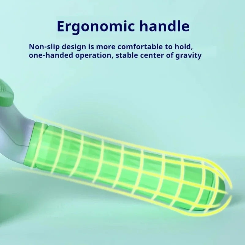 Easy One-Click Pet Grooming Essential: Pet Hair Removal Brush – Gentle Care for Dogs and Cats